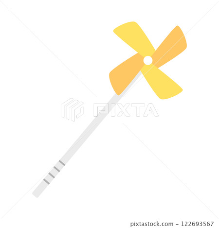 Origami windmill yellow Origami windmill yellow 122693567