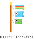 Children's day carp streamers 122693573