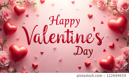 love heart valentine background picture 122694659