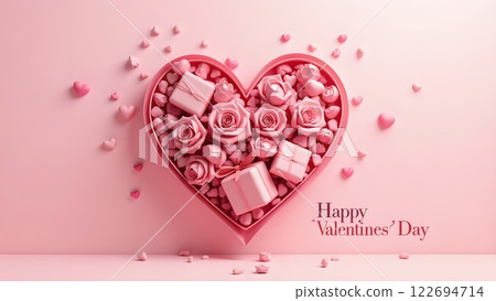 love valentine red pink background 122694714