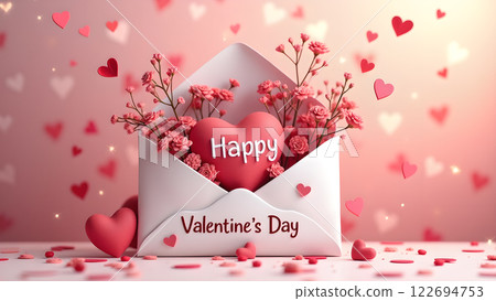 love valentine red pink background 122694753