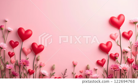 love valentine red pink background 122694768