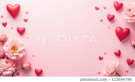 love valentine red pink background 122694796