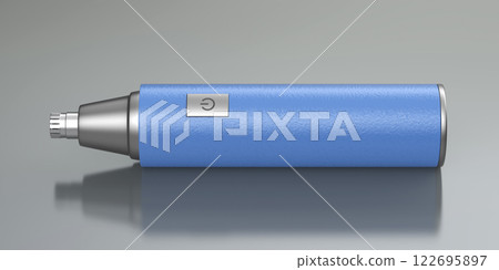 Blue ear and nose hair trimmer Blue ear and nose hair trimmer 122695897