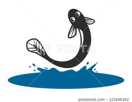 鰻魚的插圖，一種天然美味的奢侈食品 122696362