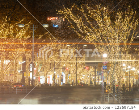 City and road illumination landscape 122697184