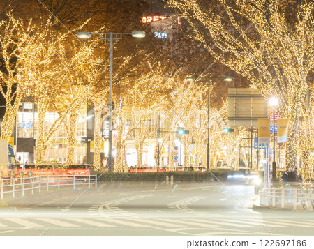 City and road illumination landscape 122697186