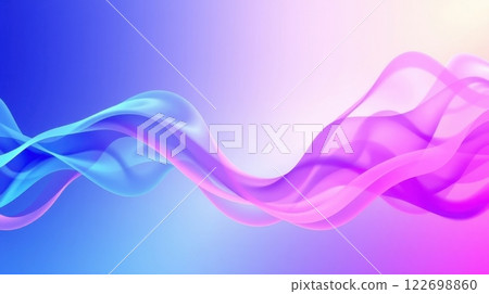 An abstract background featuring smooth flowing gradients 122698860