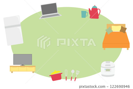 Appliance and furniture frame - Moss green 122698946