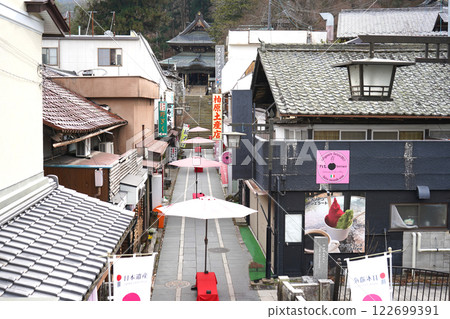 長野縣別所溫泉北向觀音的參道 122699391