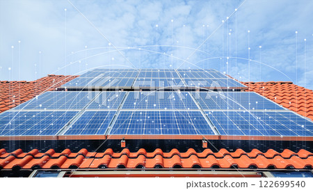 Smart energy monitoring station, green infrastructure of the future 122699540