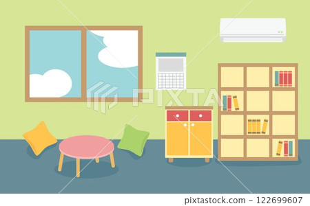 Children's room illustration 122699607
