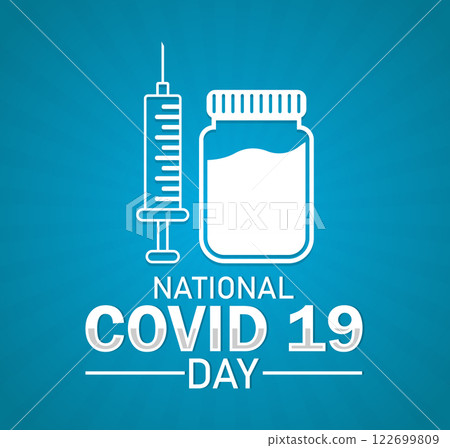 National covid-19 day concept 122699809