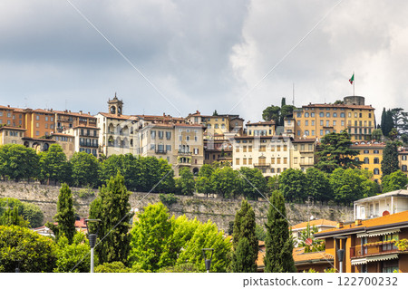 Upper Town of Bergamo city, Italy, Europe. Upper Town of Bergamo city, Italy, Europe. 122700232
