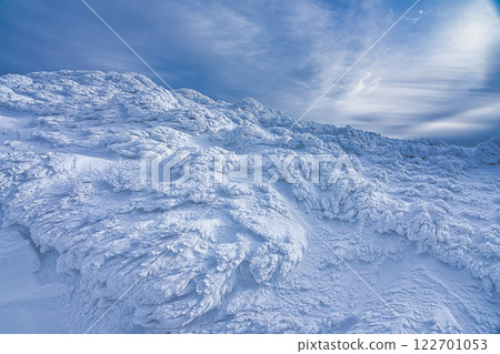 Mount Amida and Mount Adatara at sunrise 122701053