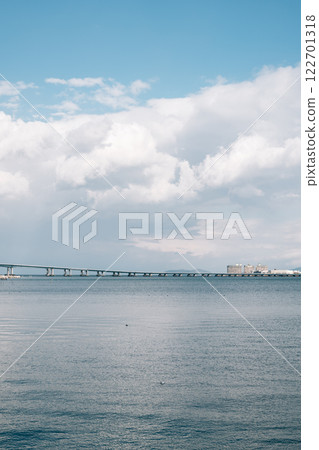 View of Lake Biwa in Otsu, Shiga, Japan 122701318