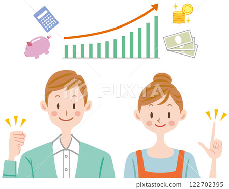 投資資產形成情侶圖 122702395