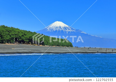 【靜岡縣】晴天的富士山與三保松原 【靜岡縣】晴天的富士山與三保松原 122702555