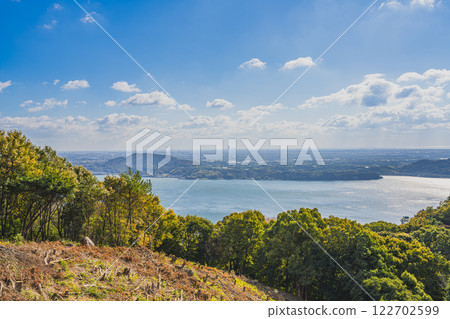 從濱松市(靜岡縣)奧濱名湖觀測公園看到的景色 從濱松市(靜岡縣)奧濱名湖觀測公園看到的景色 122702599