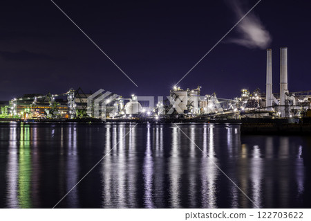 周南工廠夜景 德山德山製造工廠 山口縣周南市 122703622