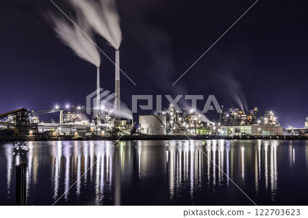 周南工廠夜景 德山德山製造工廠 山口縣周南市 122703623