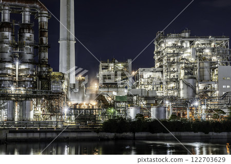周南工廠夜景 德山德山製造工廠 山口縣周南市 122703629