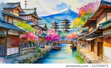 Unwind in the captivating streets of Kawagoe, a charming city that effortlessly blends history and modernity, offering a unique and unforgettable experience for visitors. 122704073