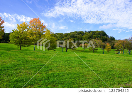 Scenery of Obira Dam Park (Obira Town, Hokkaido) Scenery of Obira Dam Park (Obira Town, Hokkaido) 122704225