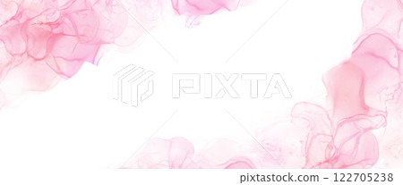 春天櫻花圖像時尚墨水材質為時尚和化妝品抽象淡粉色 4K 背景 122705238