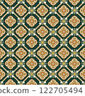 Indian ethnic tribal fabric patterns crafted in the tiara style, blending a touch of fun with classic ethnic . These designs are meticulously studied and created for ethnic the textile industry,  122705494