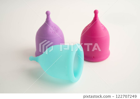 Sanitary hygiene set for women menstrual period cycle protection. Sanitary hygiene set for women menstrual period cycle protection. 122707249