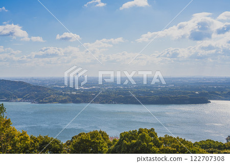 從濱松市（靜岡縣）奧濱名湖觀測公園看到的景色 122707308