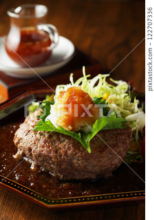 Japanese style hamburger 122707336