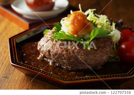Japanese style hamburger 122707338