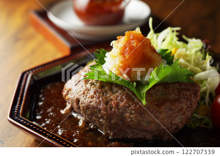 Japanese style hamburger 122707339
