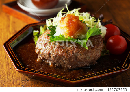Japanese style hamburger 122707353
