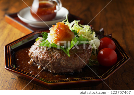 Japanese style hamburger Japanese style hamburger 122707407