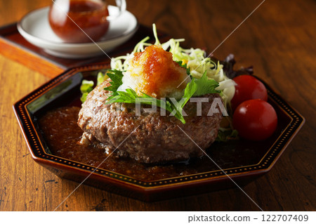 Japanese style hamburger 122707409