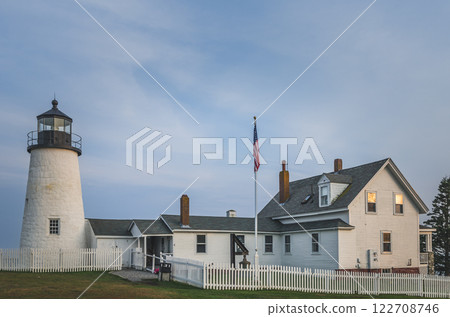 Pemaquid Point Lighthouse, Bristol, Lincoln County, Maine, New England, USA Pemaquid Point Lighthouse, Bristol, Lincoln County, Maine, New England, USA 122708746