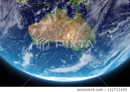 Planet Earth. Australia from space. 122711488