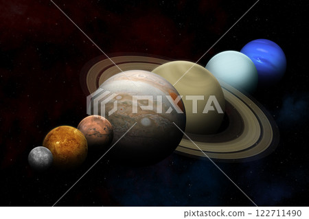 Planetary parade. Seven planets set to align. Planetary parade. Seven planets set to align. 122711490