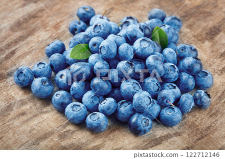 Pile of blueberries 122712146