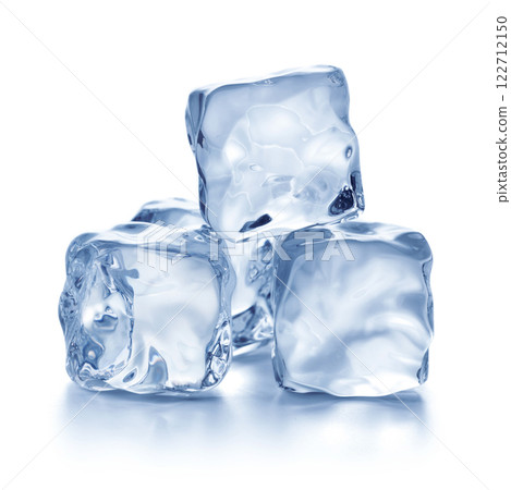 Ice cubes on white 122712150
