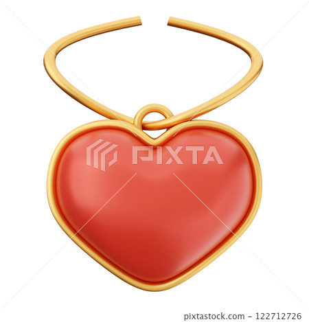 3d valentines day necklace 122712726