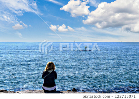 woman, beach, female 122713071