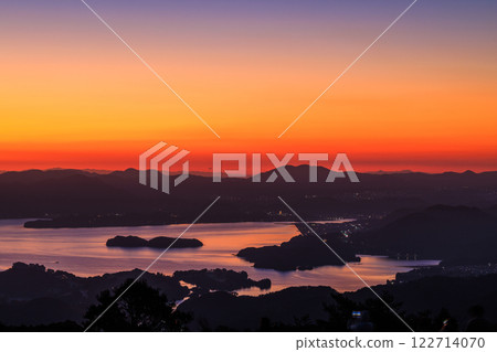從長崎積水公園觀賞大村灣的日出 從長崎積水公園觀賞大村灣的日出 122714070