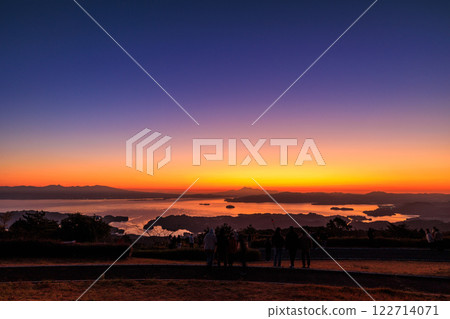 從長崎積水公園觀賞大村灣的日出 從長崎積水公園觀賞大村灣的日出 122714071