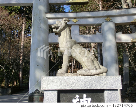 Komainu of Mitsumine Shrine in Chichibu Komainu of Mitsumine Shrine in Chichibu 122714706