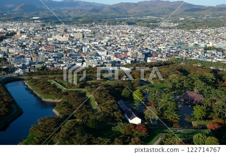秋季的函館五棱郭 122714767