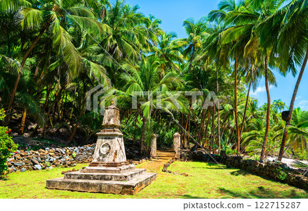 Cemetery on Ile Saint Joseph - Salvation Islands in French Guiana, South America 122715287